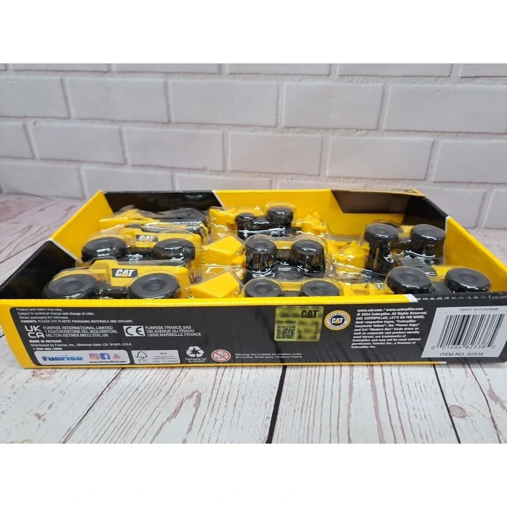 Cat Little Machines Construction Vehicle Toy Set For Kids Ages 3+